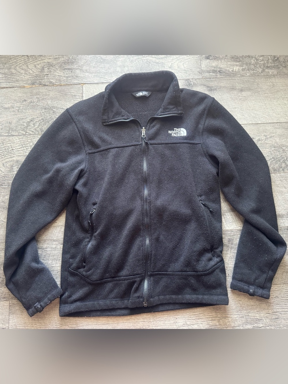 The North Face Men's Black Lightweight Fleece Jacket - Size Small